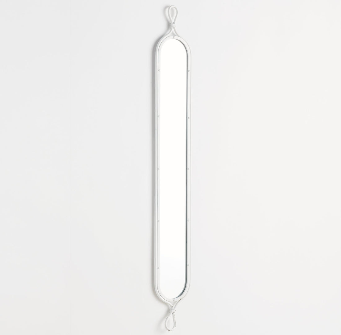 Tall Narrow Mirrors, Set of 2- White