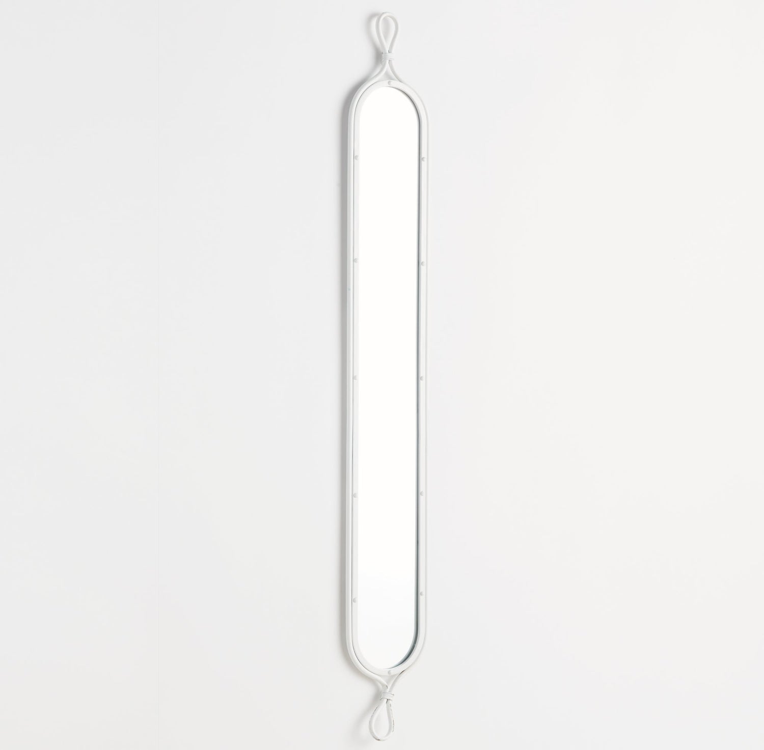 Tall Narrow Mirrors, Set of 2- White
