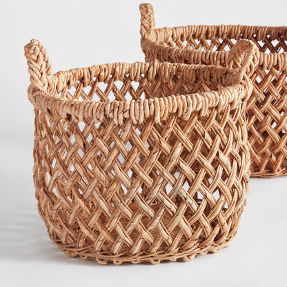 Emlyn Baskets with Handles, Set of 2
