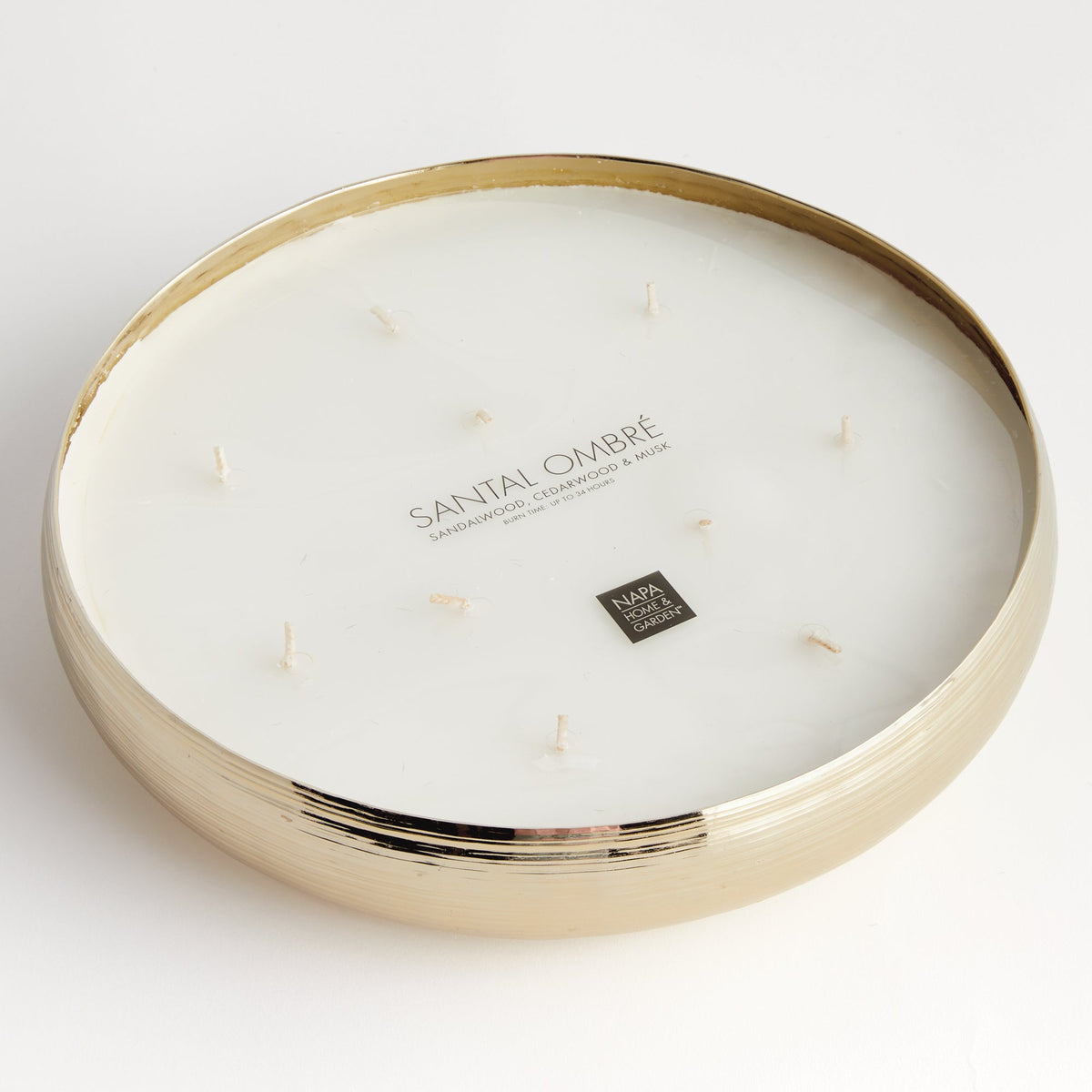 SANTAL OMBRE 10-WICK CANDLE TRAY