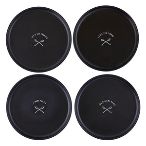 S'mores Appetizer Plates - Set of 4
