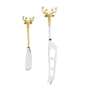 Stag Charcuterie Essentials Cheese Knives - Set of 2