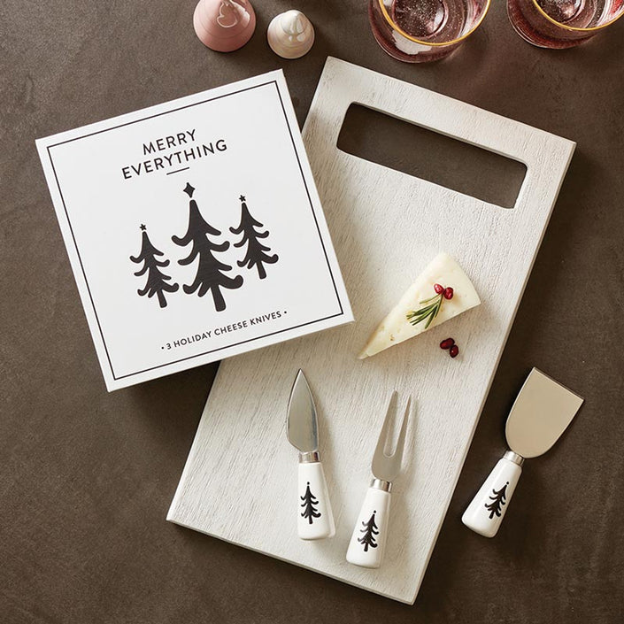 Holiday Cheese Knives Book Box - Merry Everything