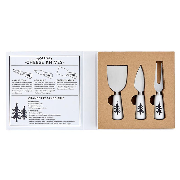 Holiday Cheese Knives Book Box - Merry Everything