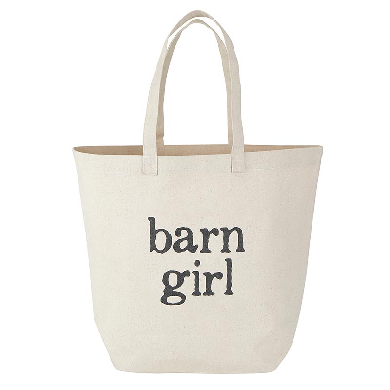 Large Canvas Tote - Barn Girl