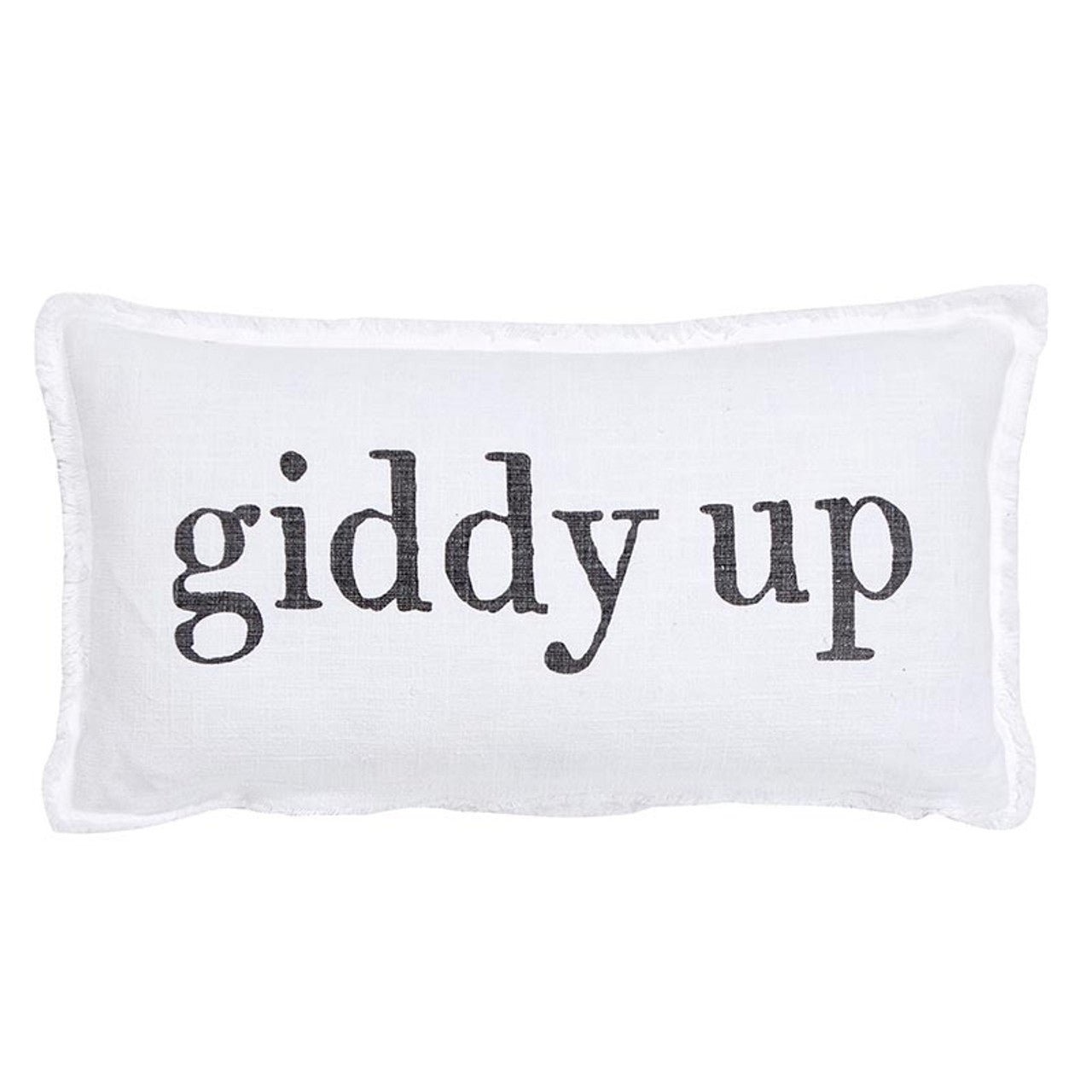 Face to Face Lumbar Pillow - Whoa/Giddy Up