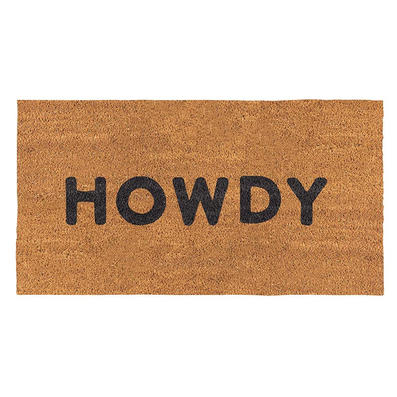 Face to Face Coir Doormat - Howdy