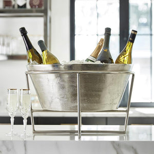 Large Champagne Bucket - Silver