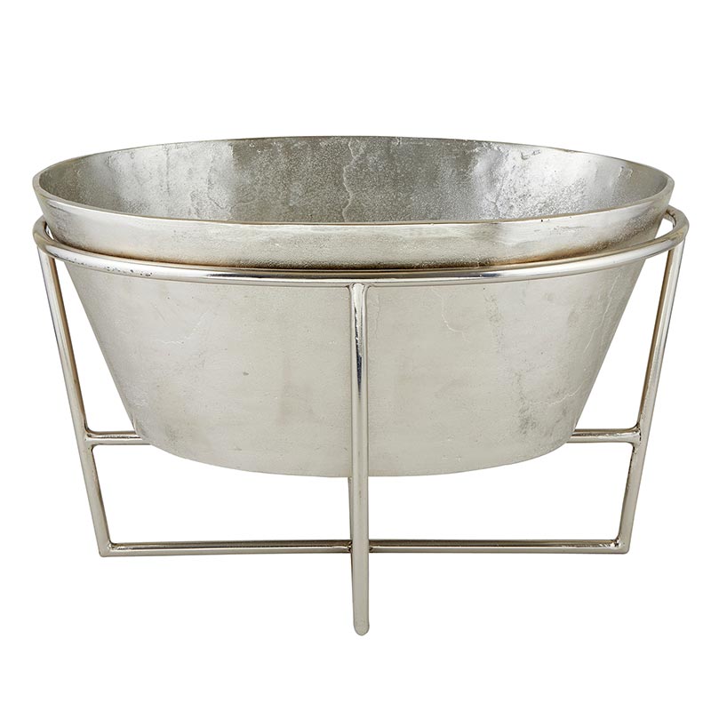 Large Champagne Bucket - Silver