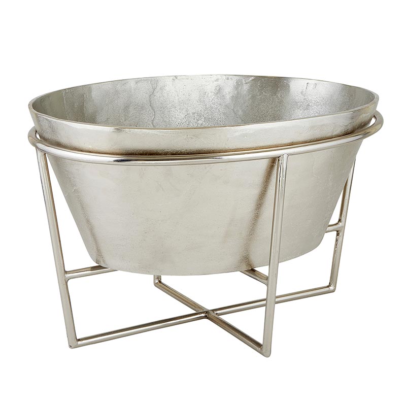 Large Champagne Bucket - Silver