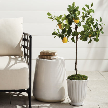 Faux Lemon Tree Drop-in 37"