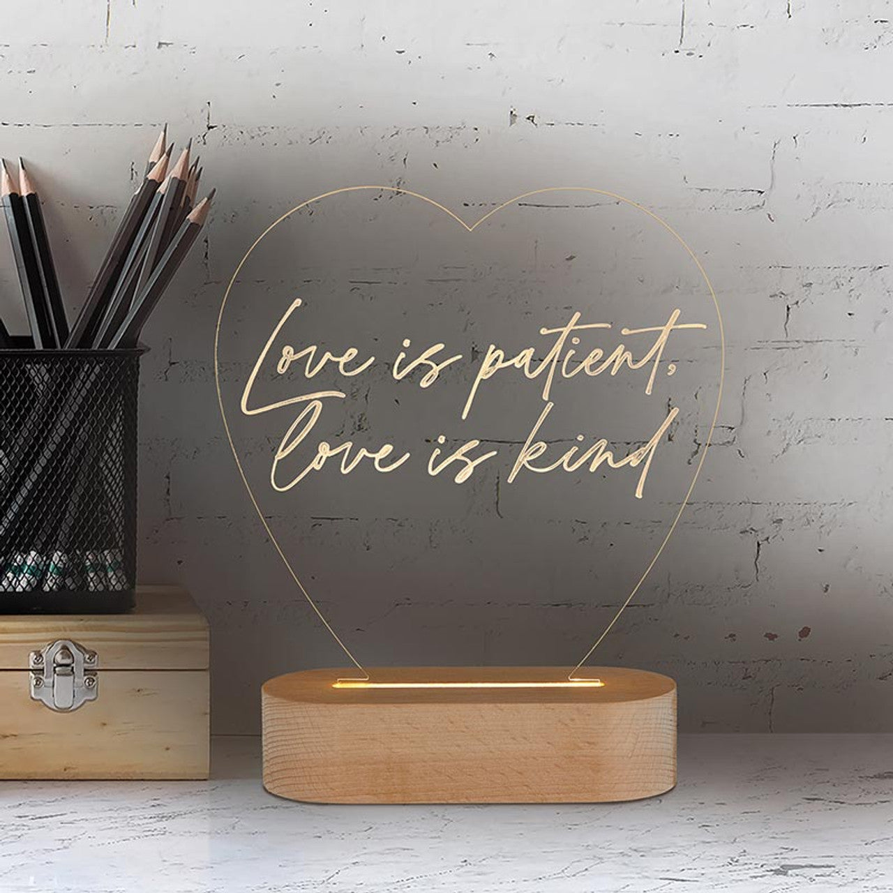 Desk Lamp - Love Patient