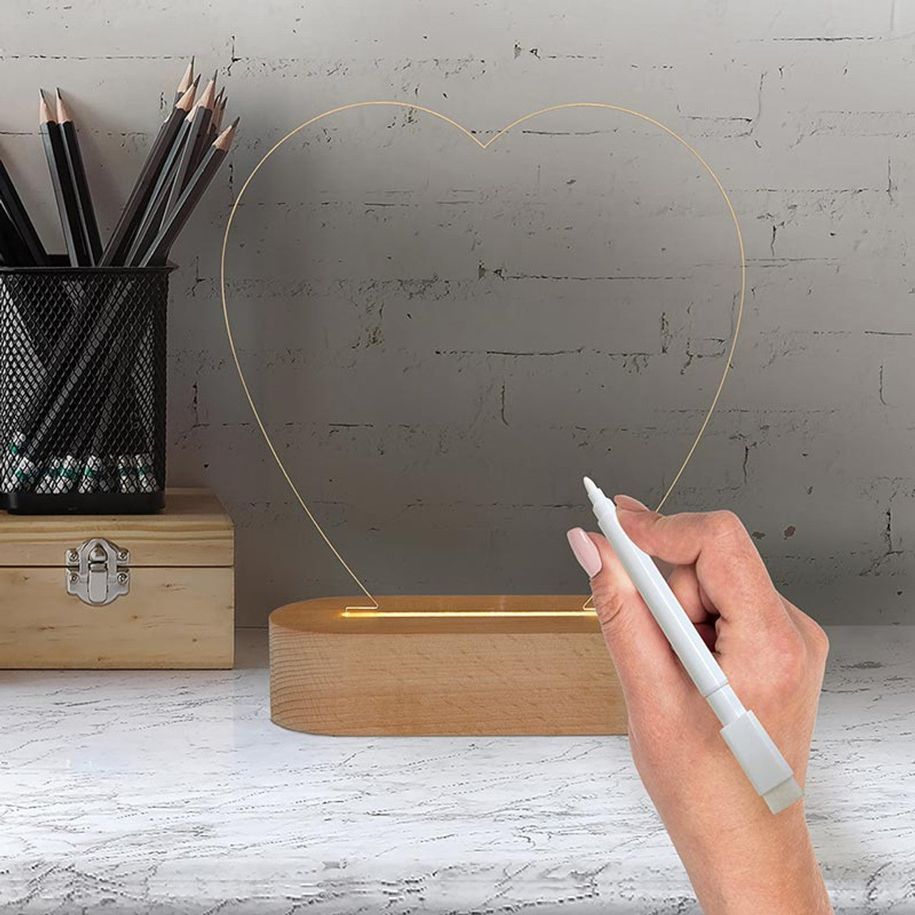 Desk Lamp - Heart