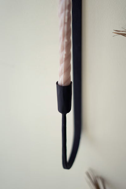 Forged-Iron Single Taper Wall Sconce