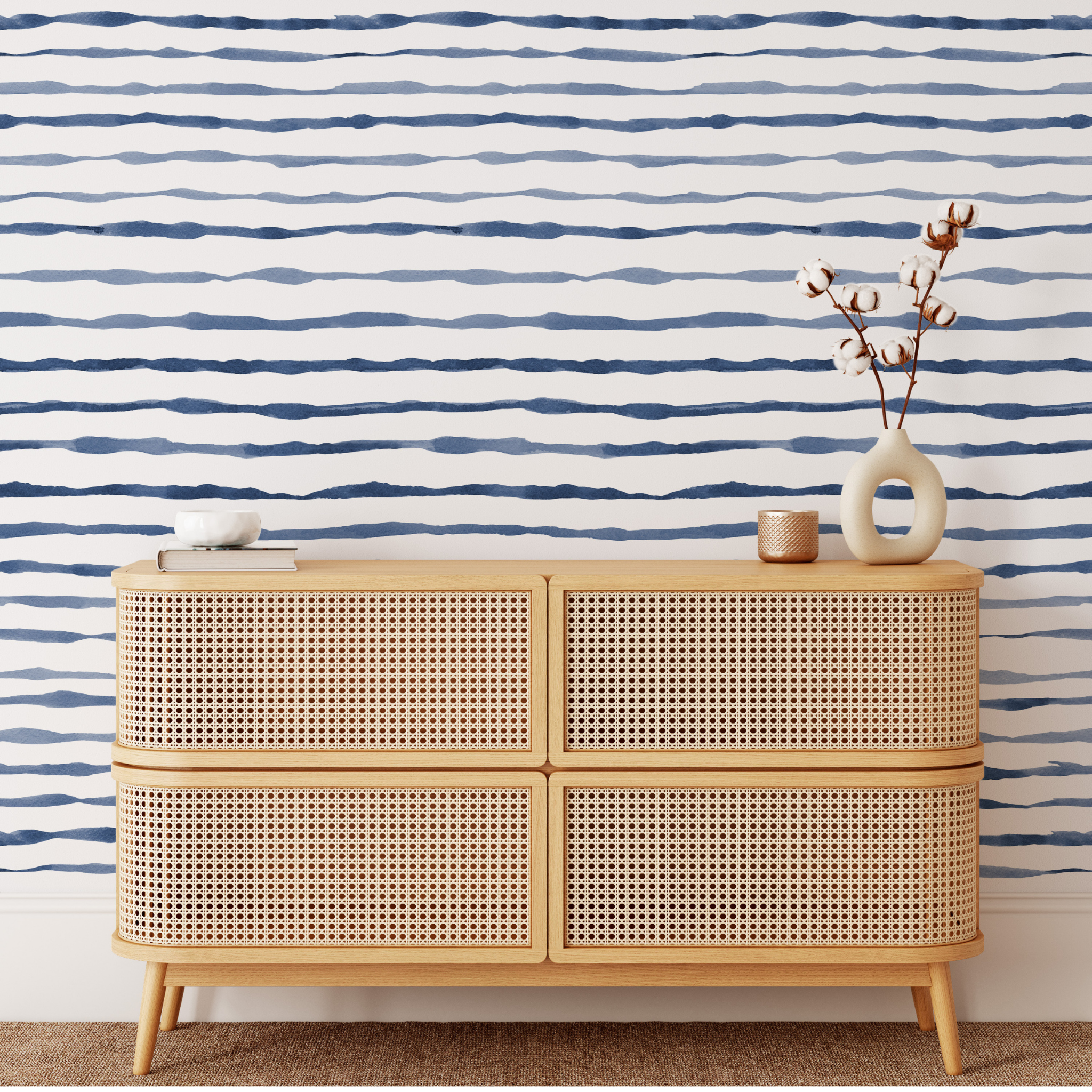 OC Ocean Blue Wallpaper - 10 FT H X 12.5 FT W LUXE P&amp;S