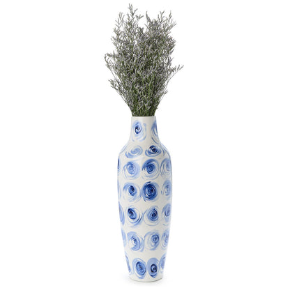 23 1/2" Rose Buds Vase - Porcelain
