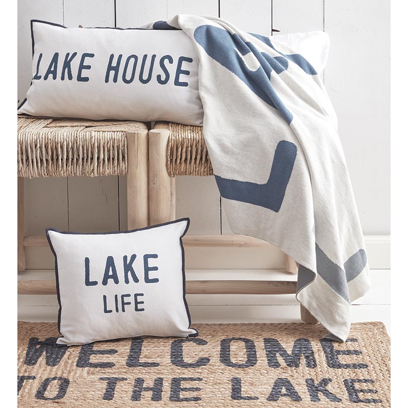 Luxe Throw - Lake Ombre