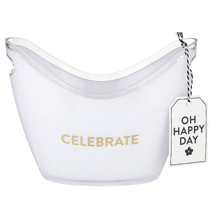 Acrylic Beverage Bucket - Celebrate