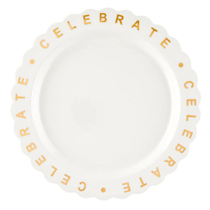 Ceramic Cake Plate - Celebrate