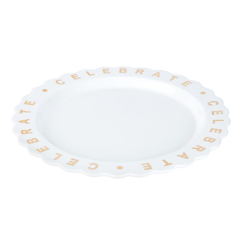 Ceramic Cake Plate - Celebrate