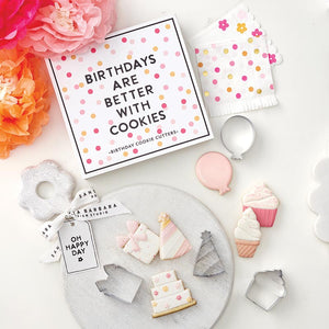 Cookie Cutter Set Book Box - Birthdays Are Better with Cookies