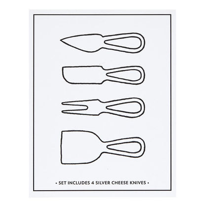 Silver Cheese Knives Book Box