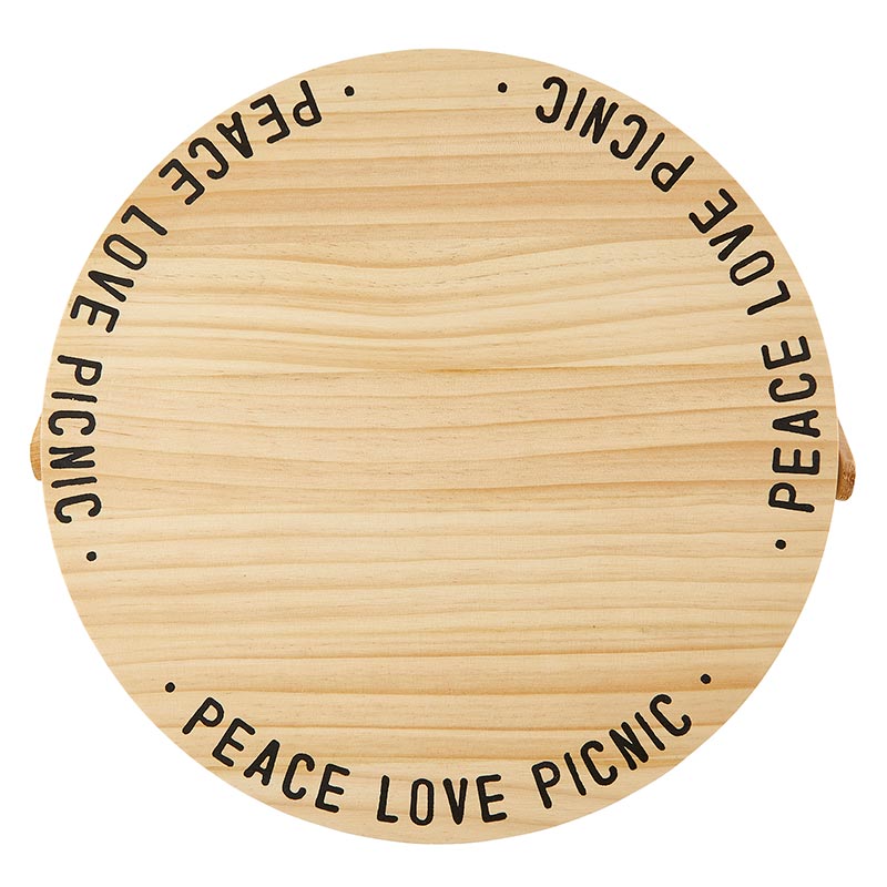 Picnic Basket Table - Peace. Love. Picnic.