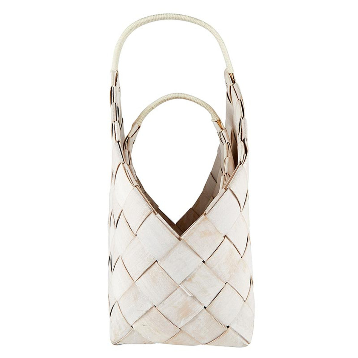 Nested Wood Fiber Baskets - Warm White
