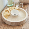 Chip Holder with Dip Bowl - Heart