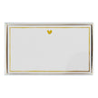 Gold Foil Place Cards - Heart