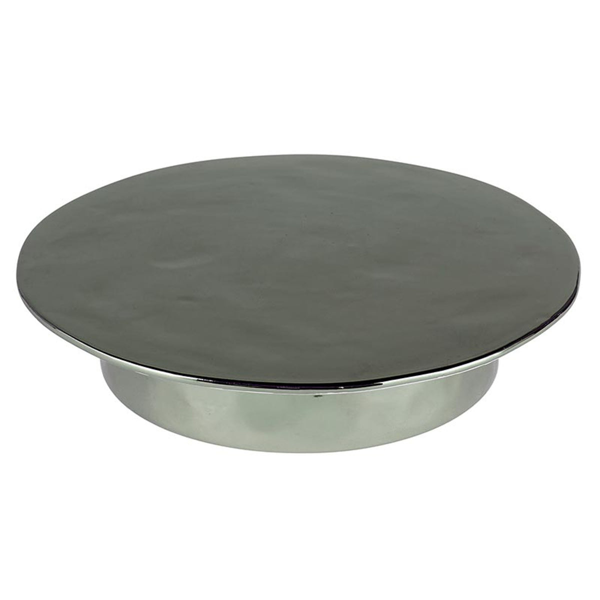 Ceramic Luster Pedestal - Moss