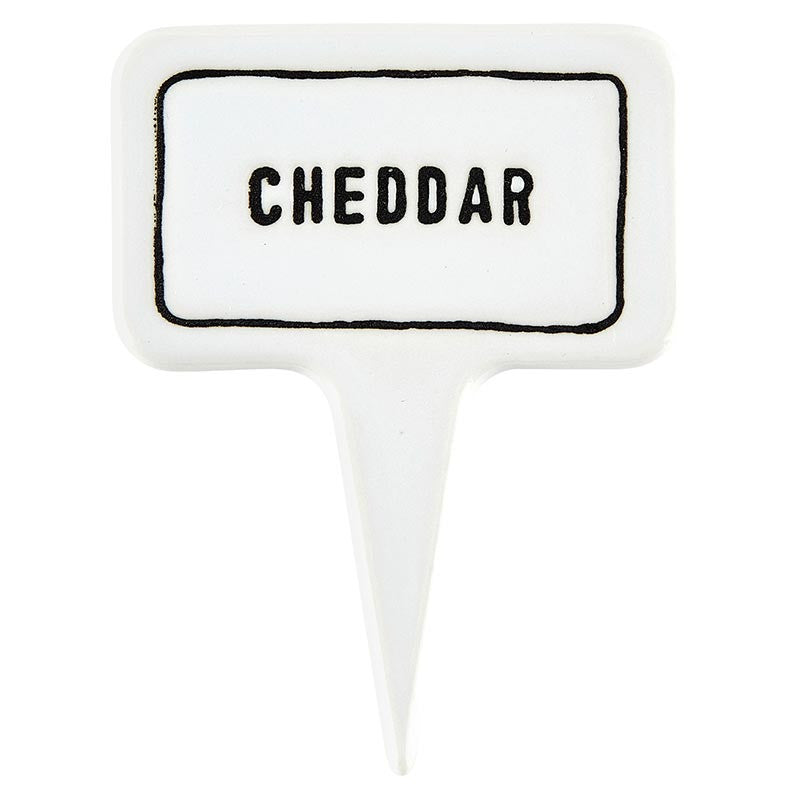 Ceramic Cheese Markers - Set of 6