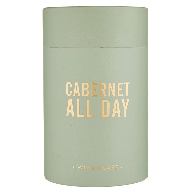 Stemless Wine Glass - Cabernet All Day