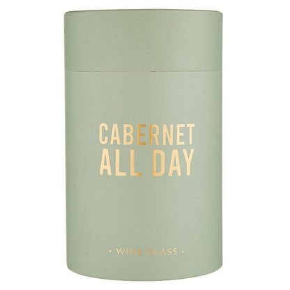 Stemless Wine Glass - Cabernet All Day