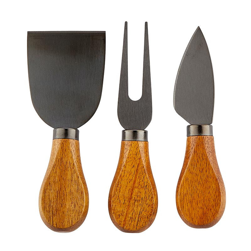 Wood Handle Cheese Knives Book Box - Here for the Charcuterie