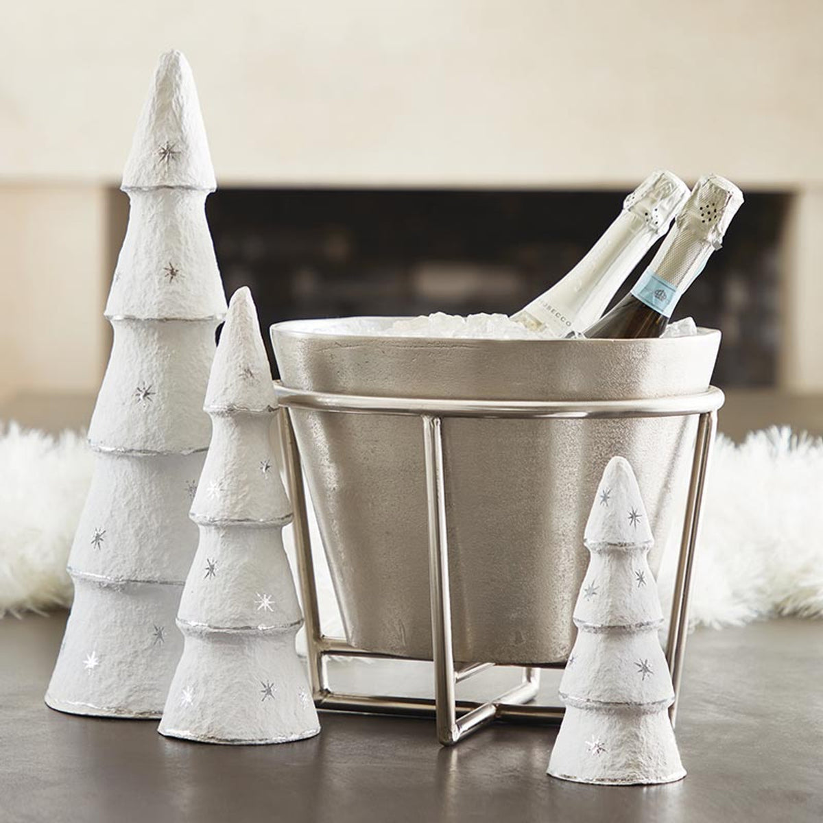 Silver Champagne + Wine Bucket