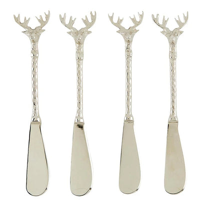 Silver Stag Spreaders - Set of 4