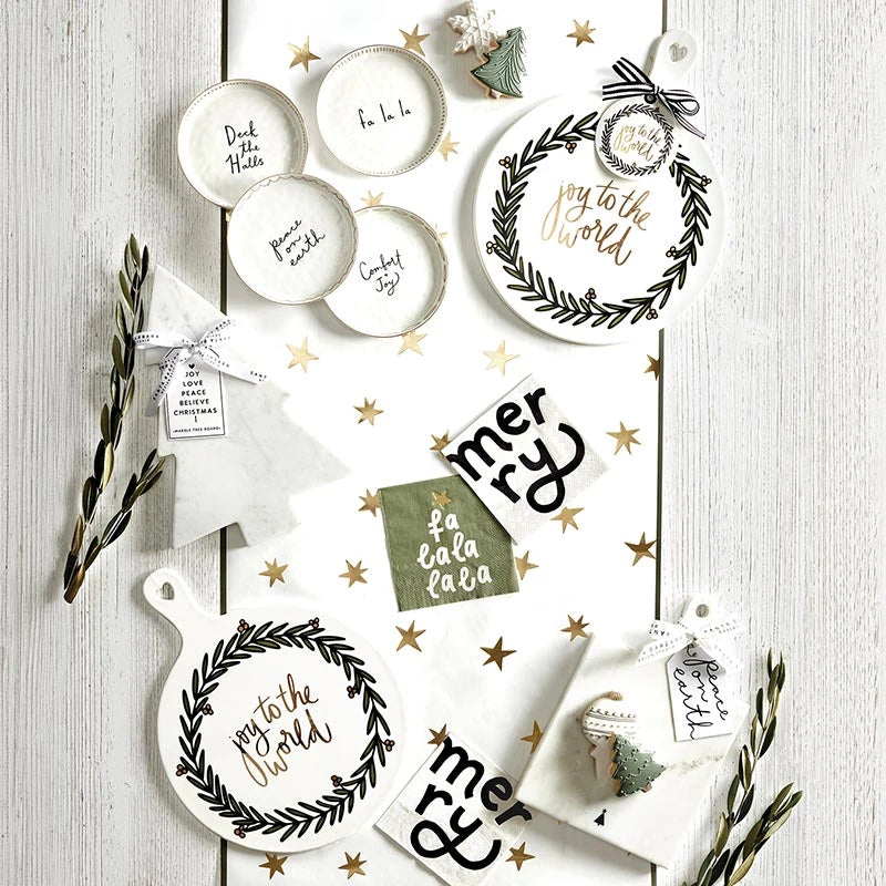 Marble Board with Handle - Peace On Earth