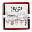 Ceramic Napkin Tray + Napkins - Peace On Earth