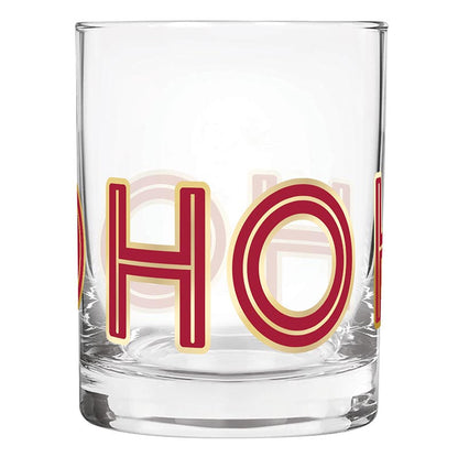 DOF Rocks Glass - Ho Ho Ho
