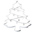 Silver XL Tree Cookie Cutter