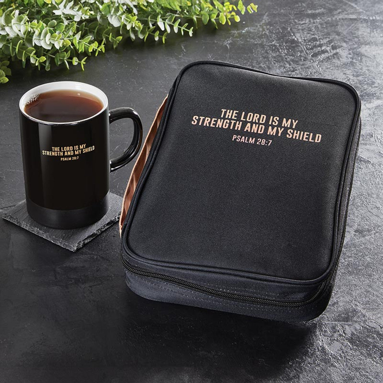 Bible Cover - Strength &amp; Shield
