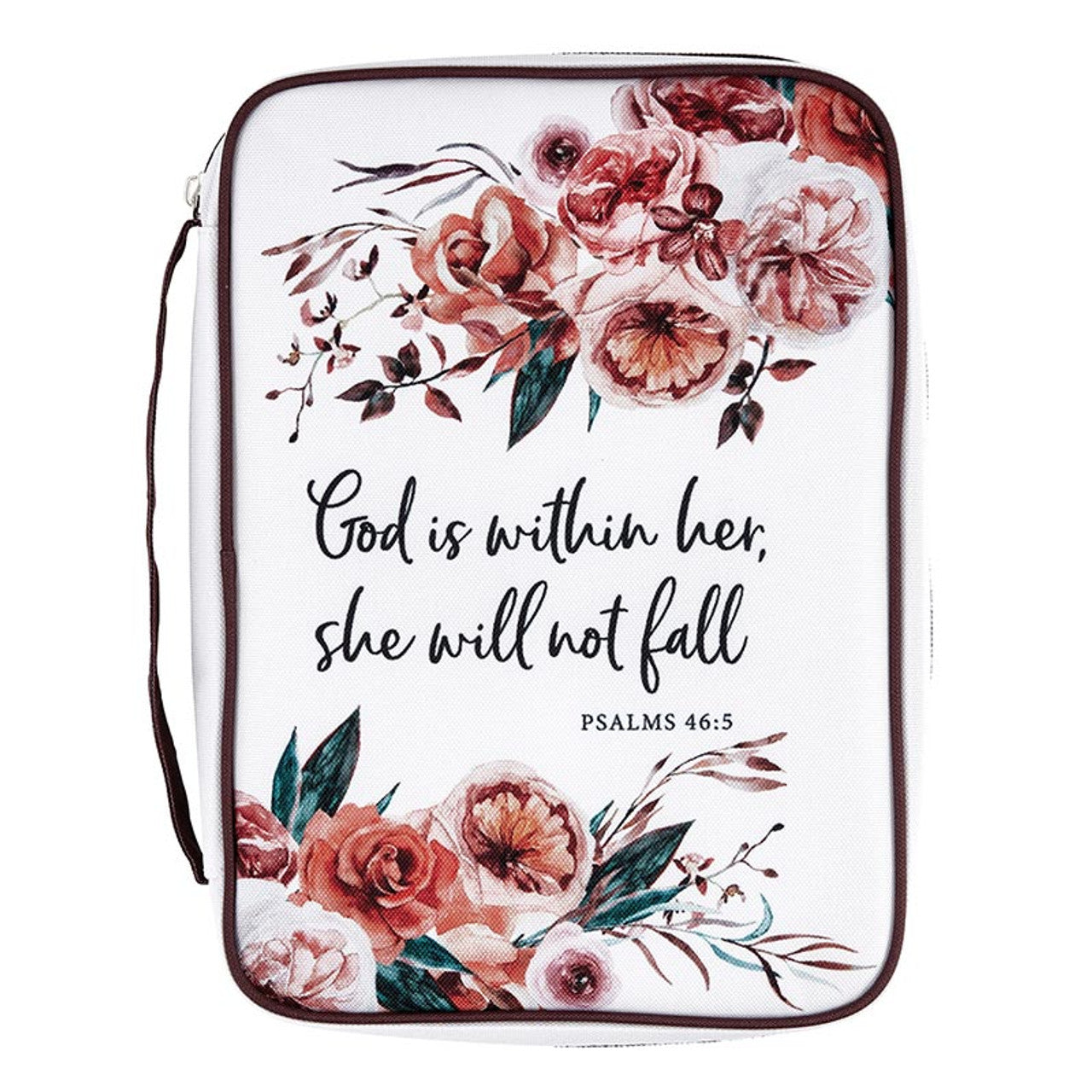 Bible Cover - God Is Within Her Bible Cover