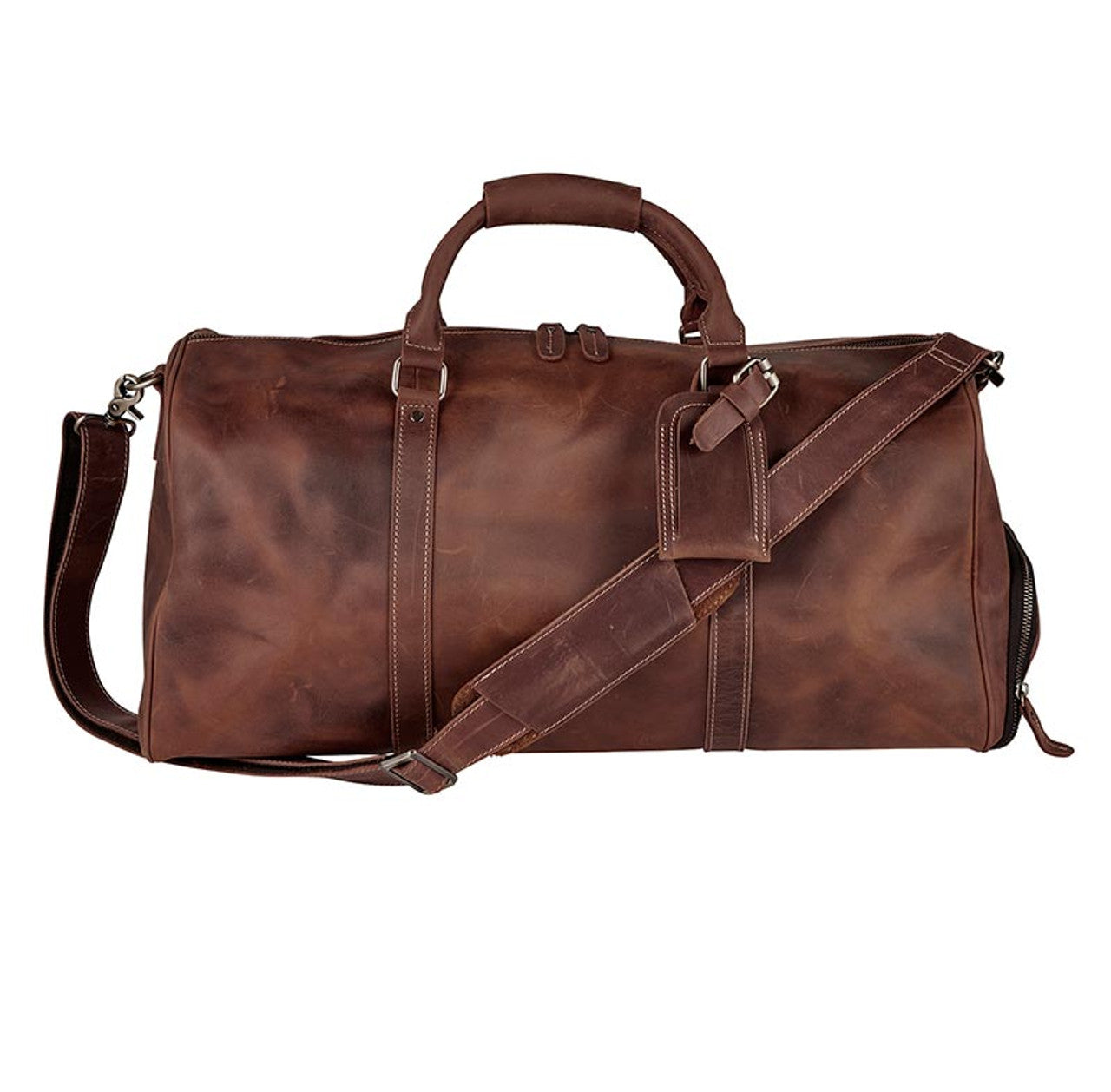 Leather Weekender