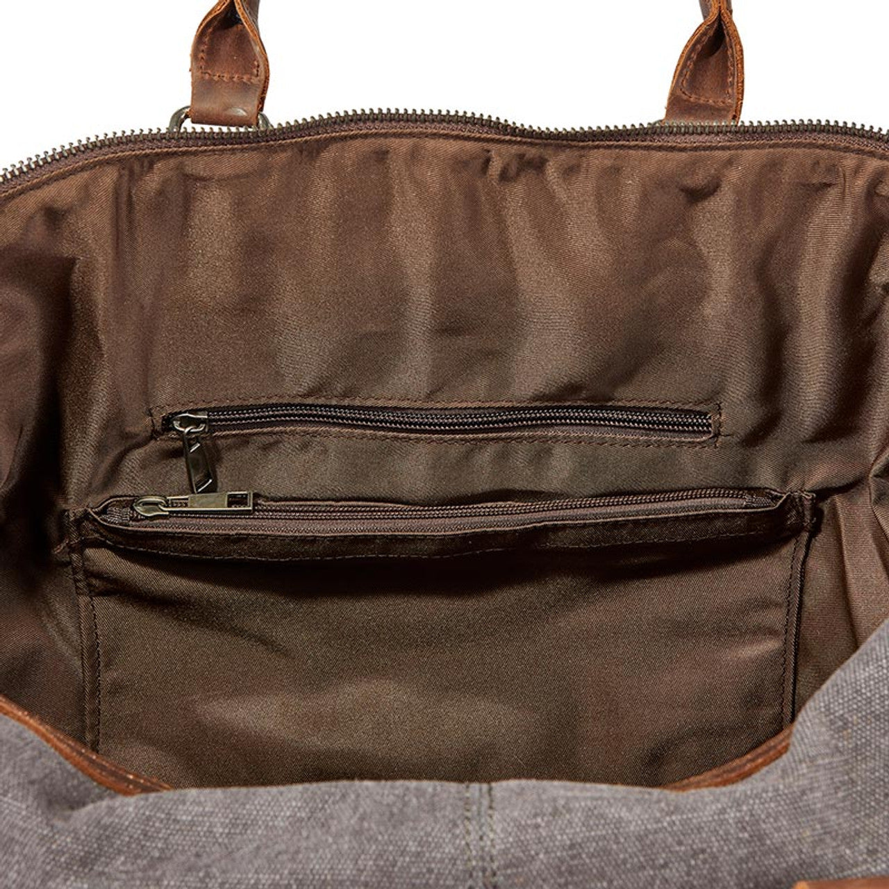 Canvas and Leather Vintage Duffle