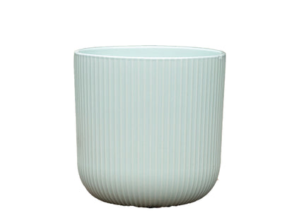 Fluted Cylinder Planter (No Saucer)