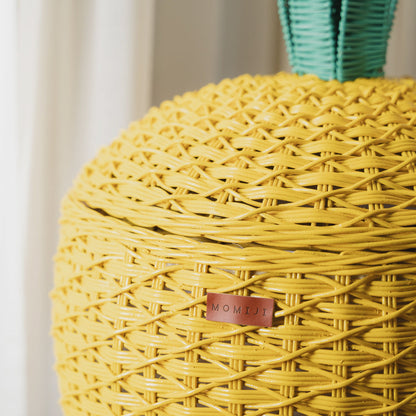 Pineapple Storage Basket Large - Yellow