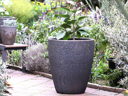Cone Planter - Set of 3 (Silver Rock) By Plantatorem
