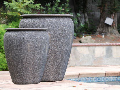Urn Smooth Finished - Set of 2 By Plantatorem