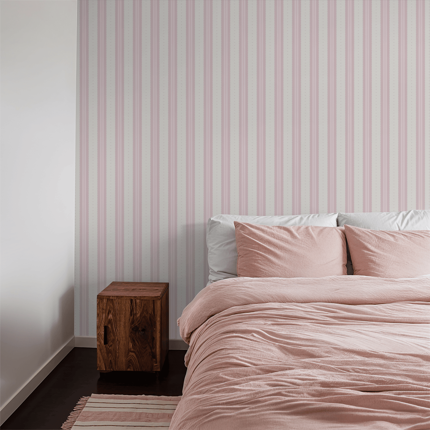 Petal Soft Scallops (Pink) Wallpaper
